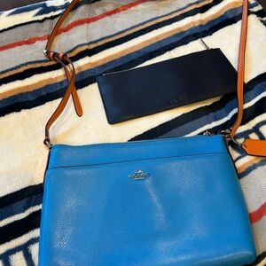 Coach Blue Crossbody Bag